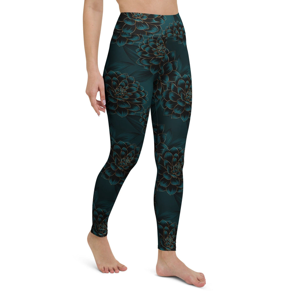 Luxe Floral Yoga Leggings