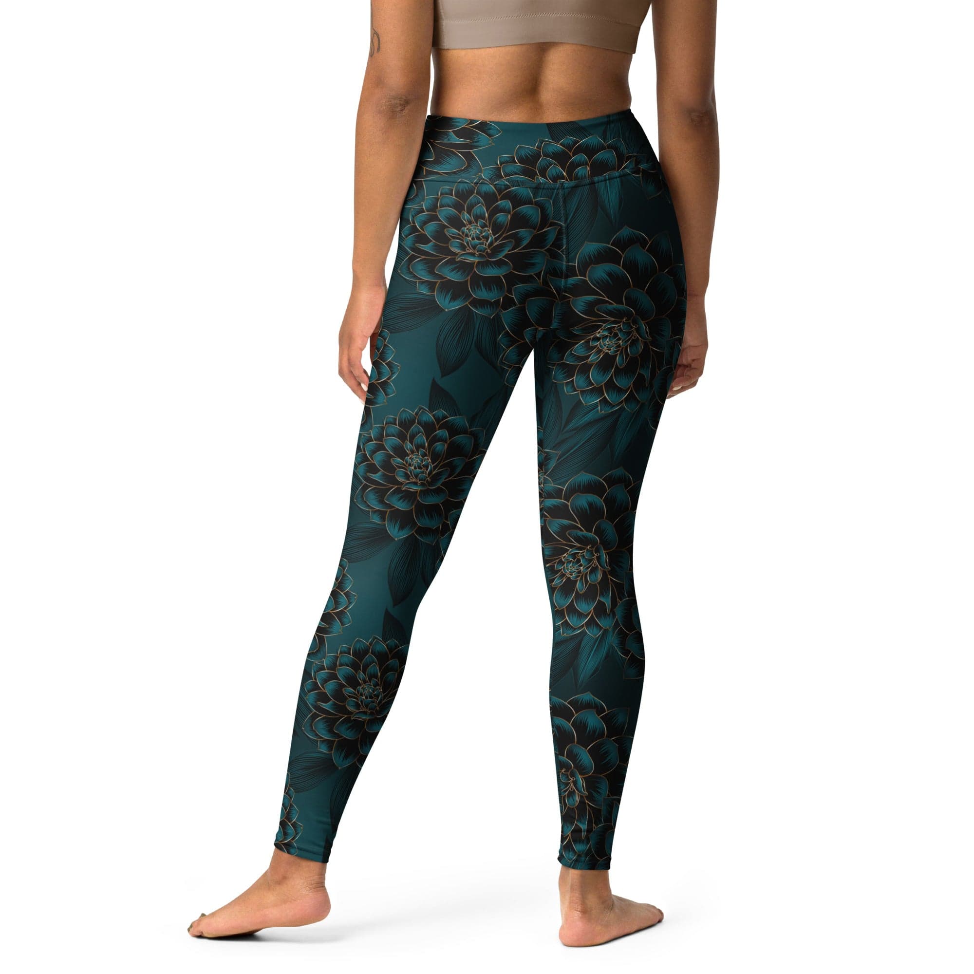Luxe Floral Yoga Leggings
