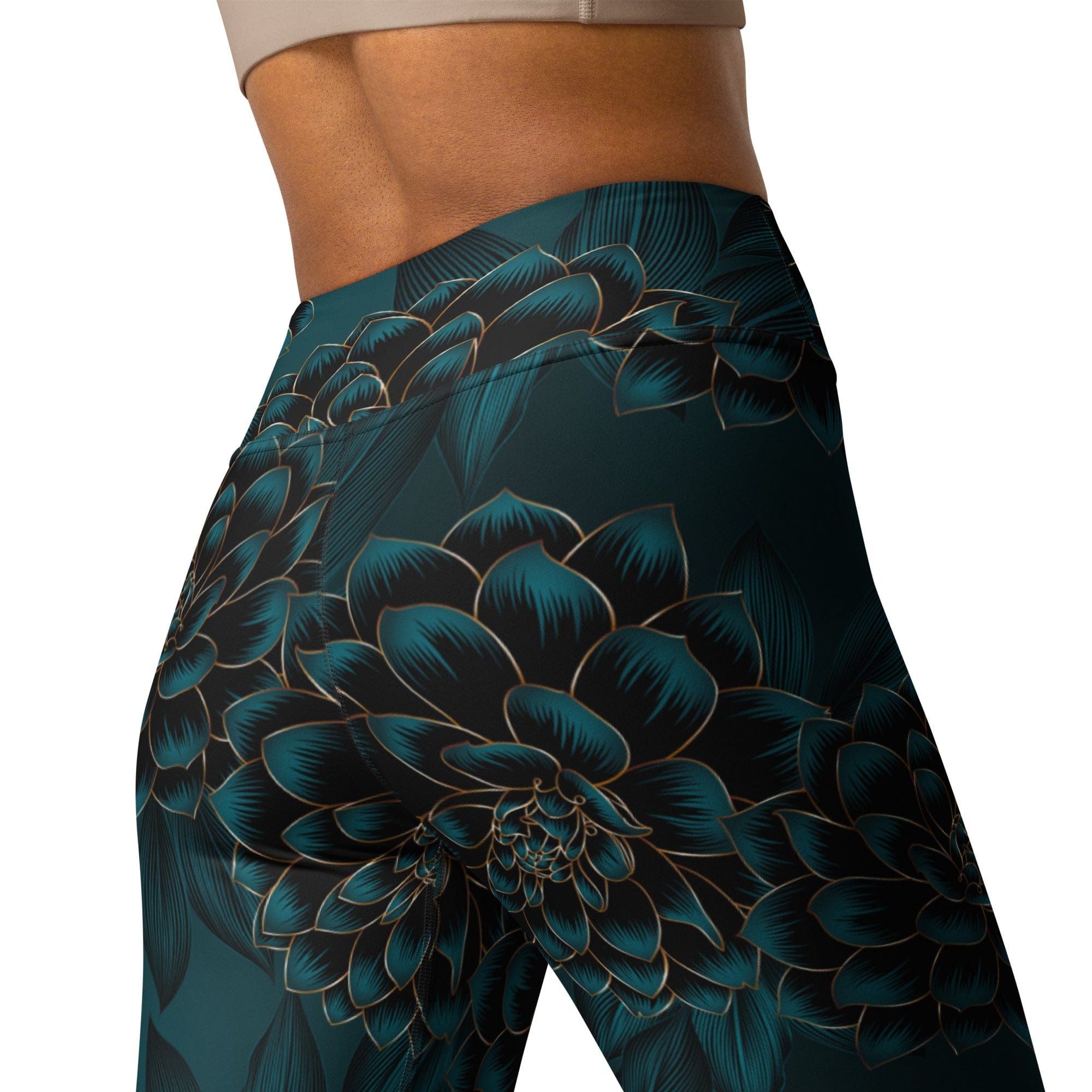 Luxe Floral Yoga Leggings