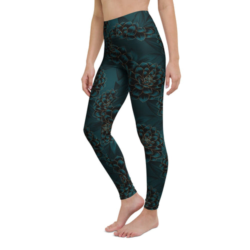 Luxe Floral Yoga Leggings