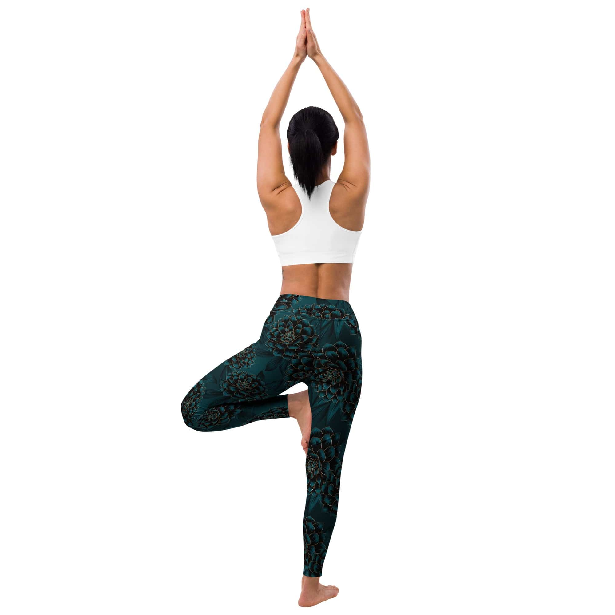 Luxe Floral Yoga Leggings