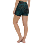 Luxe Floral Yoga Shorts