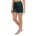 Luxe Floral Yoga Shorts