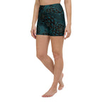 Luxe Floral Yoga Shorts