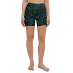 Luxe Floral Yoga Shorts