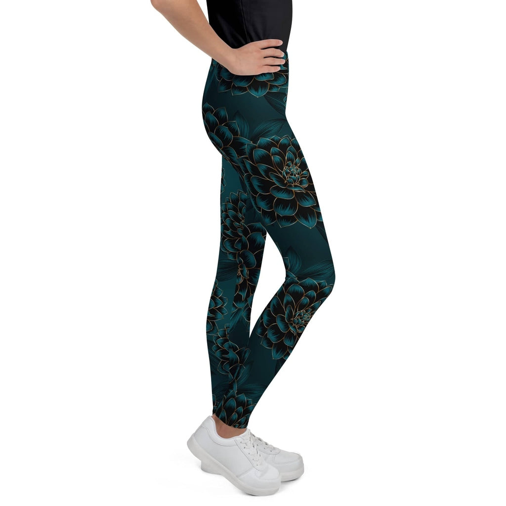 Luxe Floral Youth Leggings