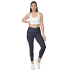Luxury Resort Crossover Leggings With Pockets