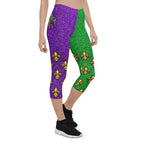 Mardi Gras Mask Capris