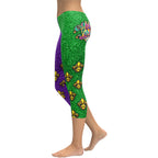Mardi Gras Mask Capris