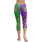 Mardi Gras Mask Capris