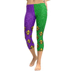 Mardi Gras Mask Capris