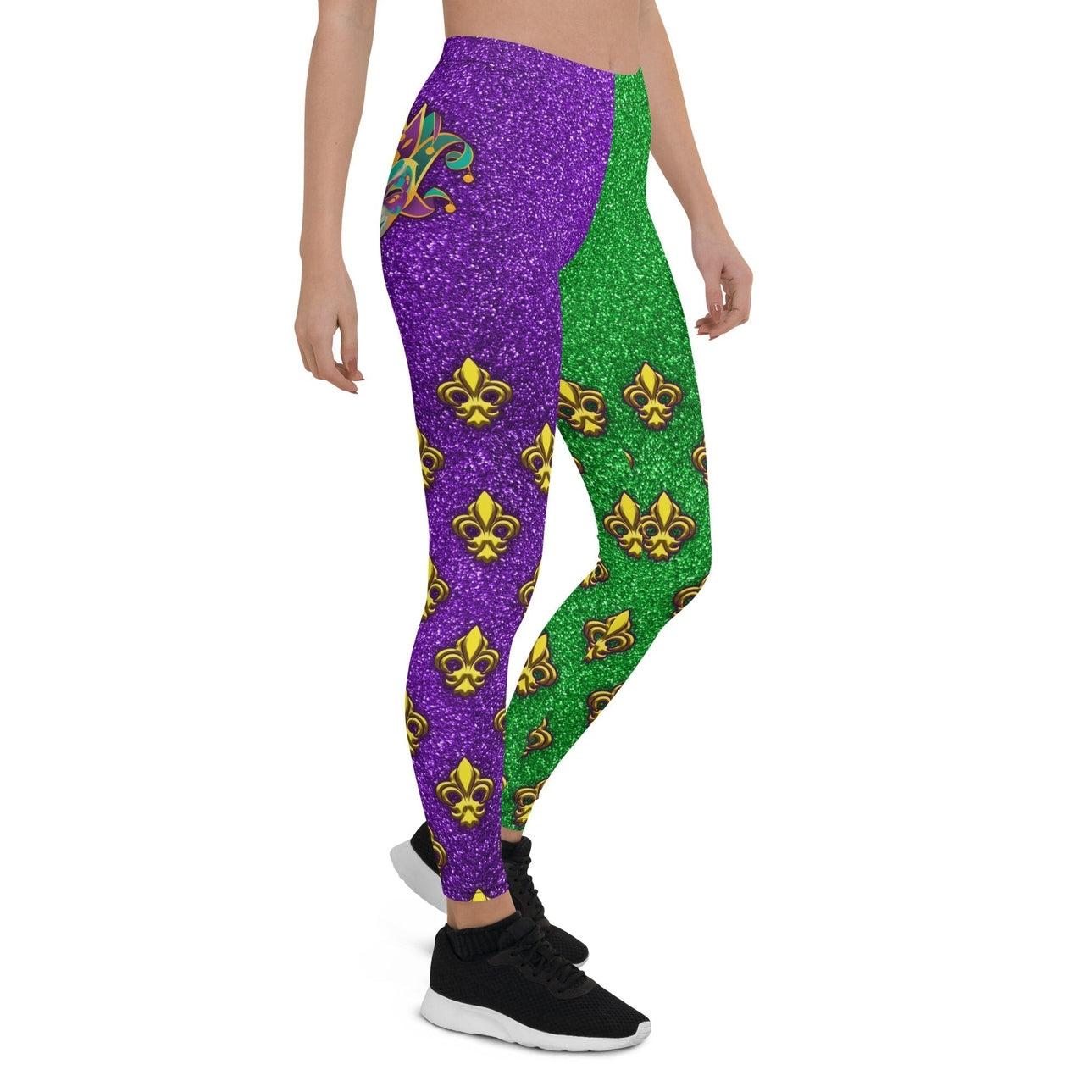 Mardi Gras Mask Leggings