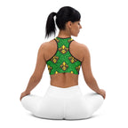 Mardi Gras Mask Sports Bra