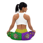 Mardi Gras Mask Yoga Leggings