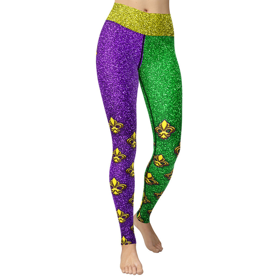 Mardi Gras Creations Spandex Leggings Youth - Leopard main image 1