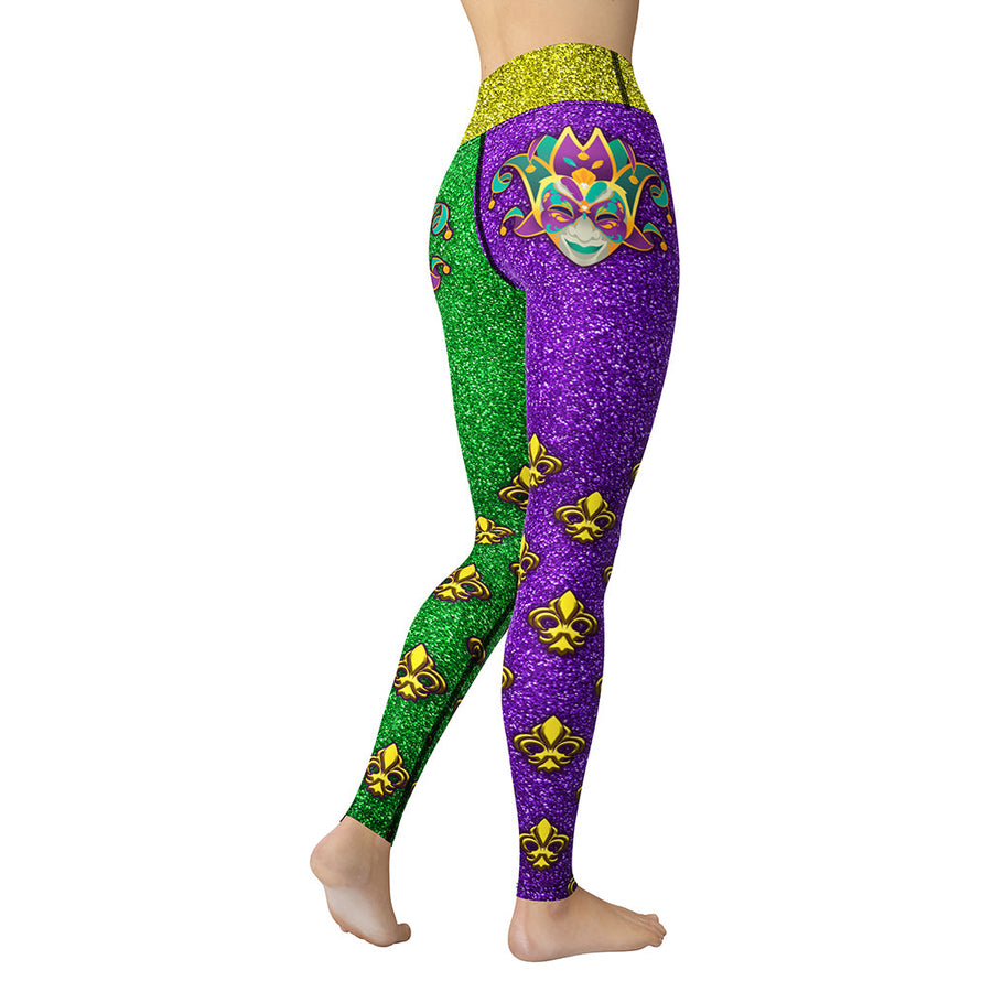 Mardi Gras Creations Spandex Leggings Youth - Leopard main image 0