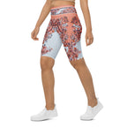 Mediterranean Paisley Biker Shorts
