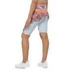 Mediterranean Paisley Biker Shorts