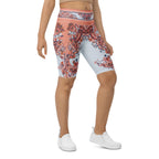 Mediterranean Paisley Biker Shorts