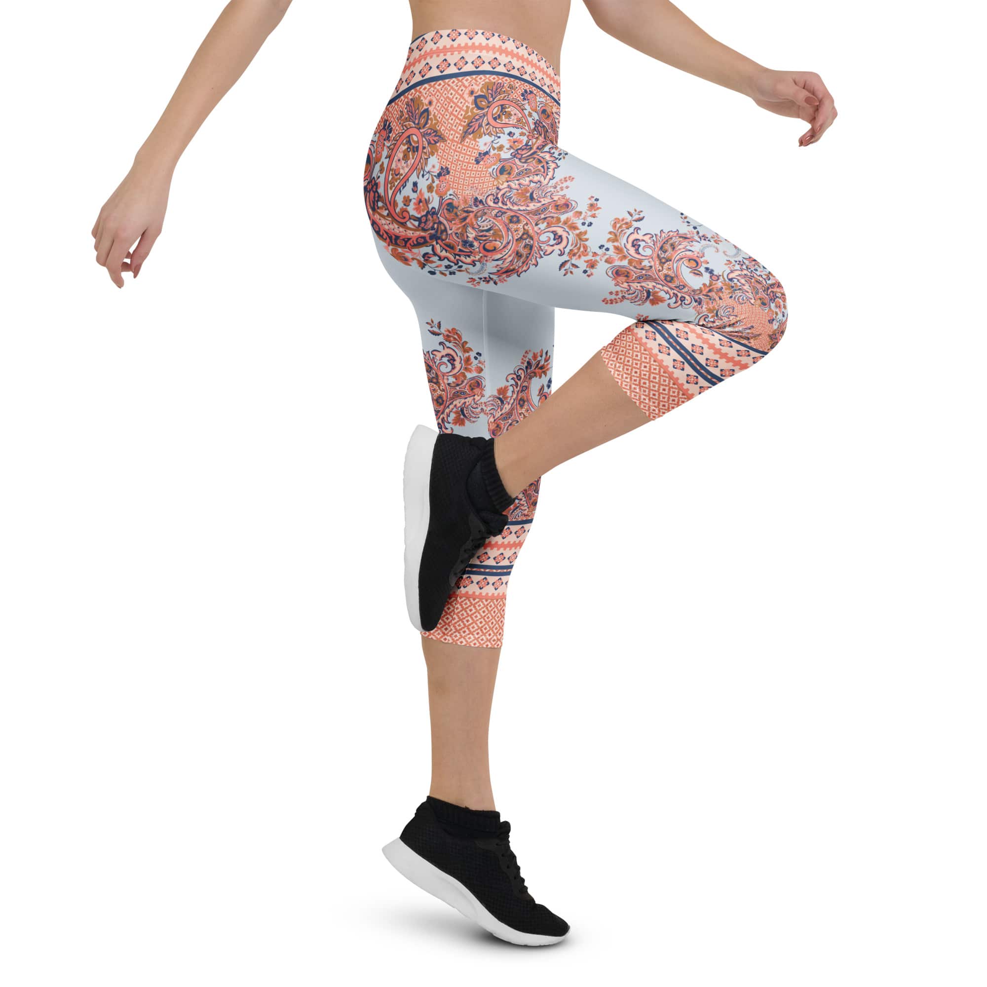 Mediterranean Paisley Capris