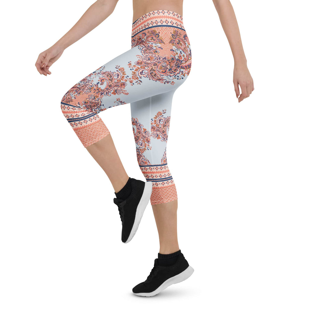 Mediterranean Paisley Capris