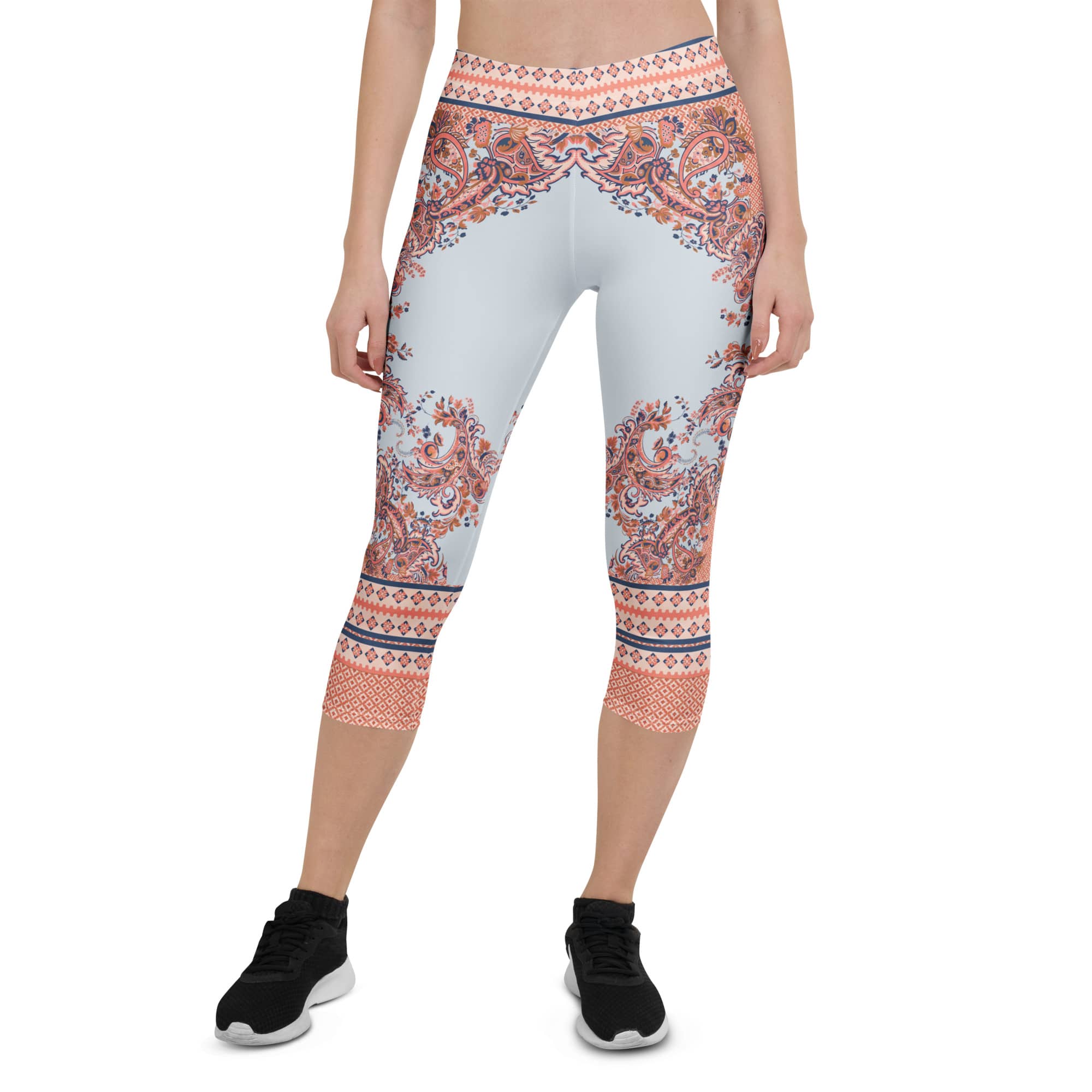 Mediterranean Paisley Capris