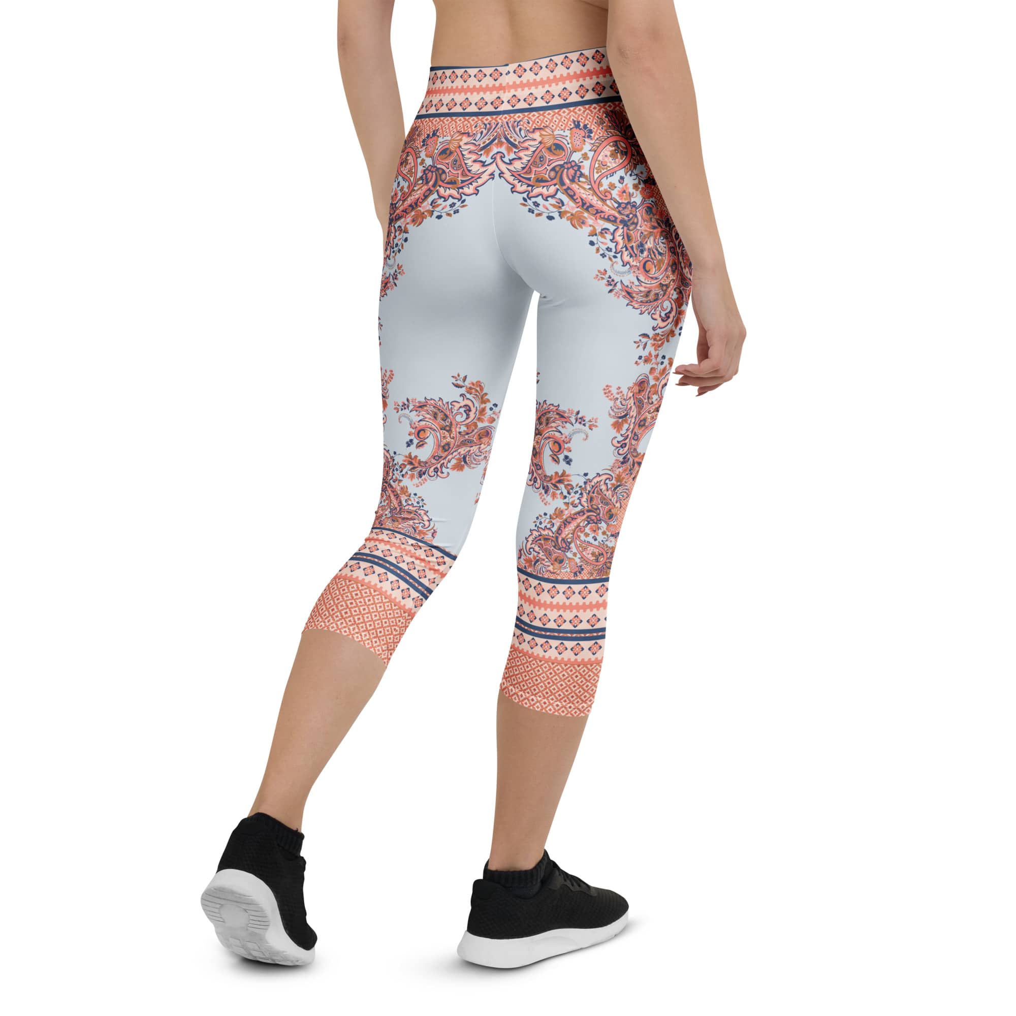 Mediterranean Paisley Capris