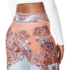 Mediterranean Paisley Flare Leggings