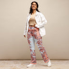 Mediterranean Paisley Flare Leggings