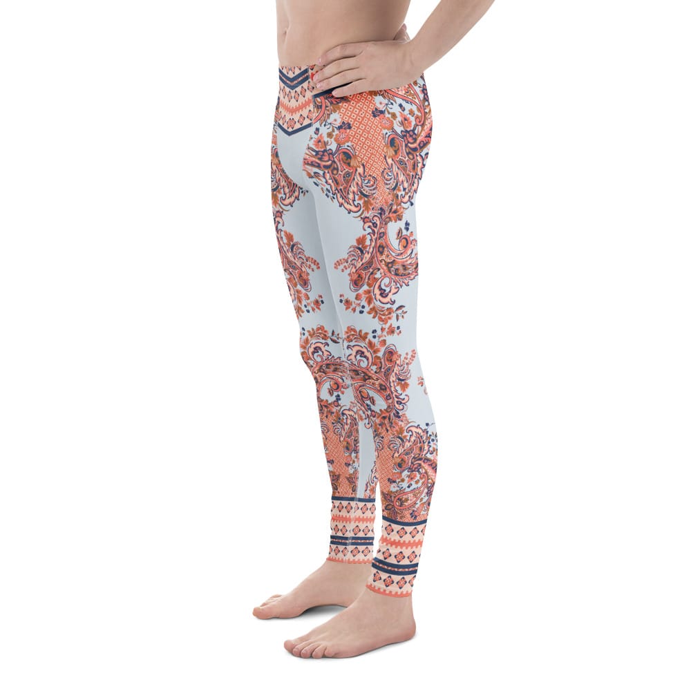 Mediterranean Paisley Men's Leggings