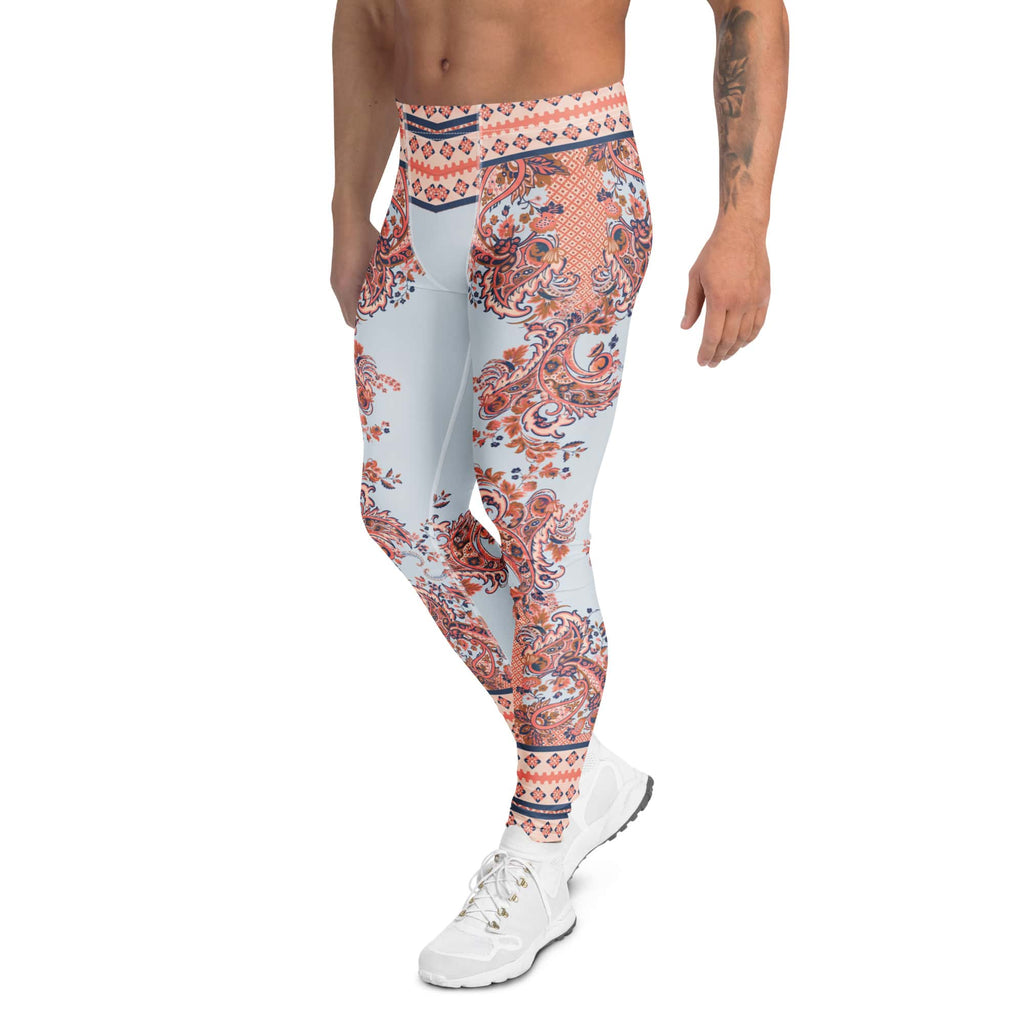 Mediterranean Paisley Men's Leggings