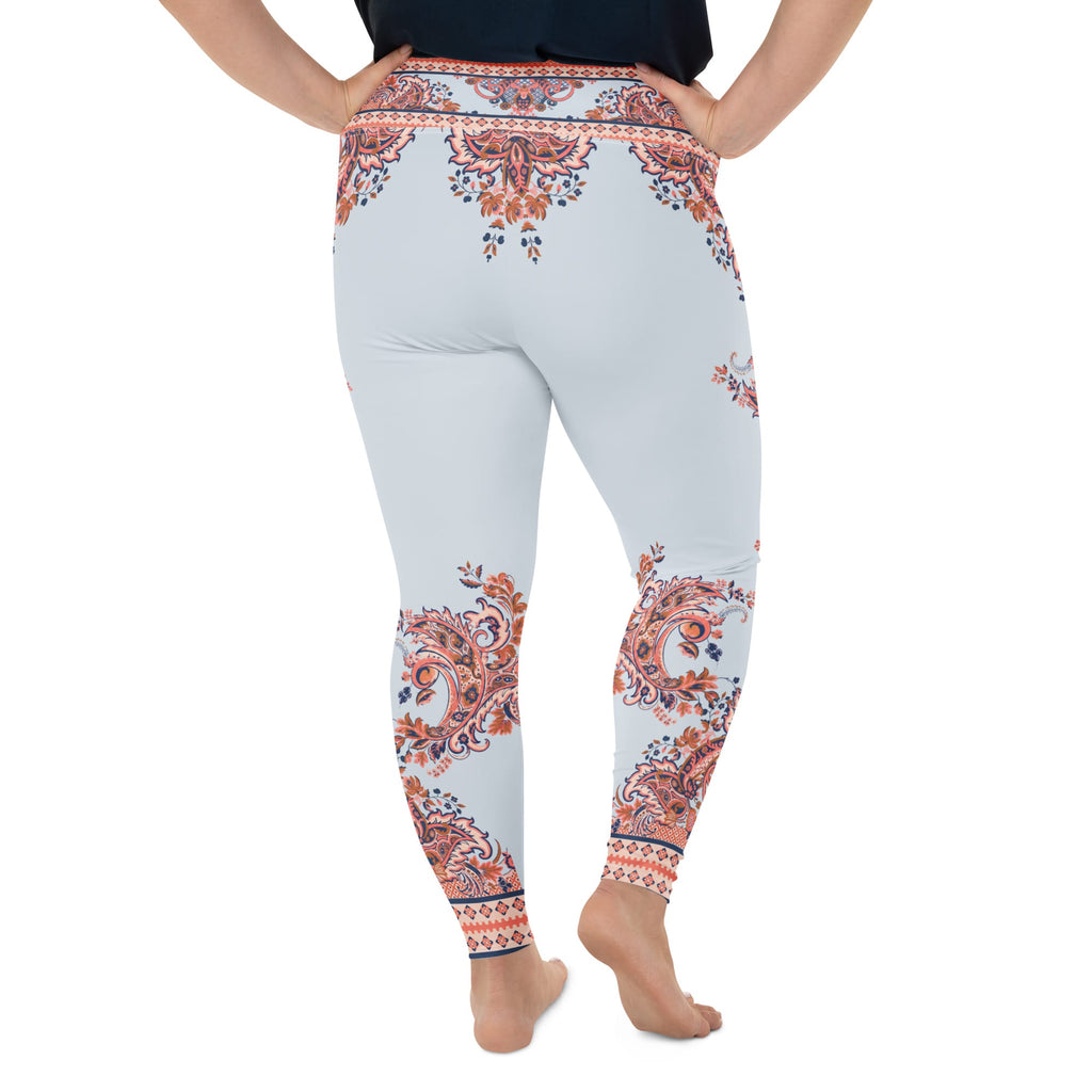 Mediterranean Paisley Plus Size Leggings