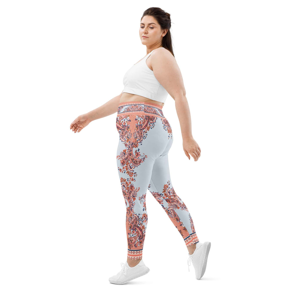Mediterranean Paisley Plus Size Leggings