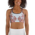Mediterranean Paisley Sports Bra