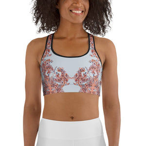 Mediterranean Paisley Sports Bra