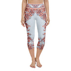 Mediterranean Paisley Yoga Capris