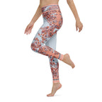 Mediterranean Paisley Yoga Leggings