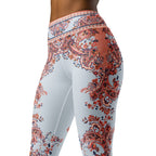Mediterranean Paisley Yoga Leggings