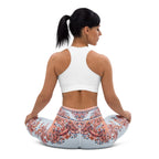 Mediterranean Paisley Yoga Leggings