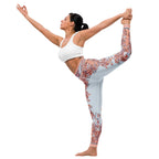 Mediterranean Paisley Yoga Leggings