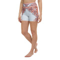 Mediterranean Paisley Yoga Shorts