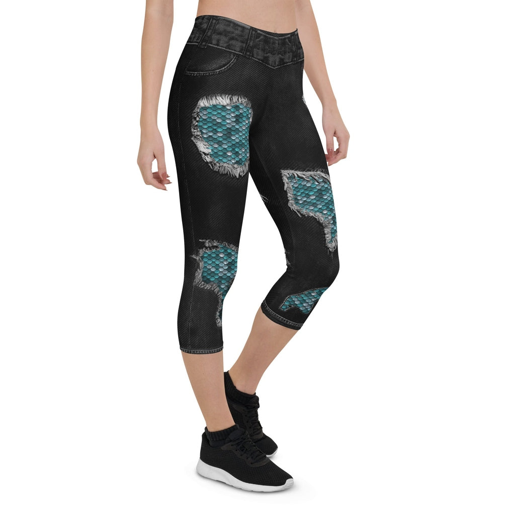Mermaid Scales Capris