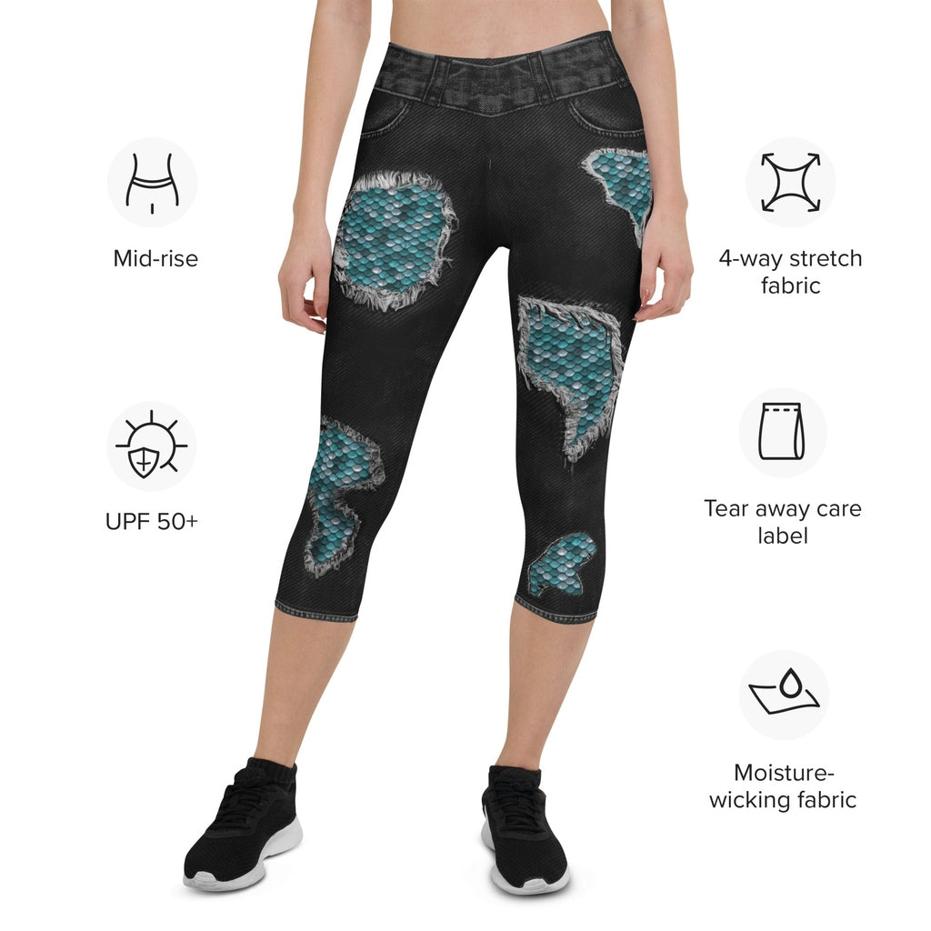 Mermaid Scales Capris