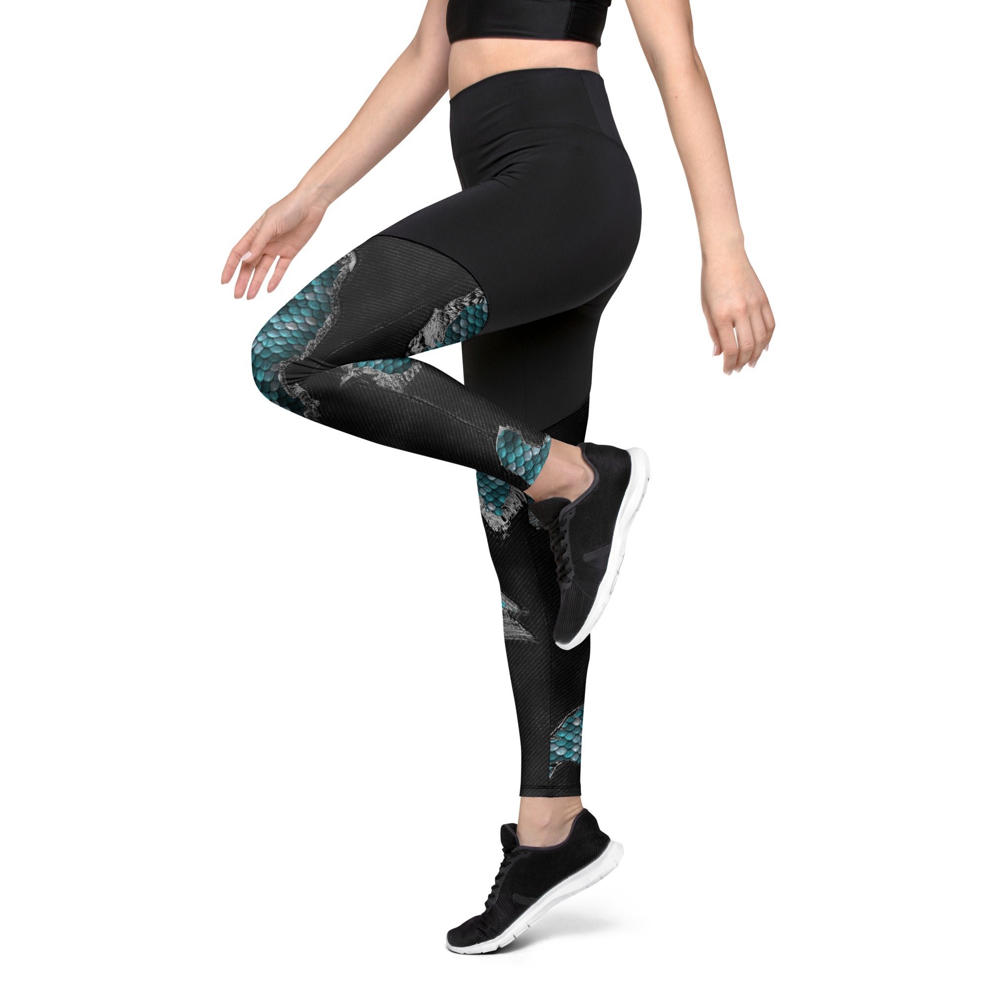 Mermaid compression leggings on sale