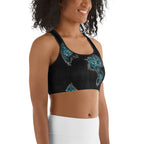 Mermaid Scales Sports Bra