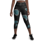 Mermaid Scales Yoga Capris