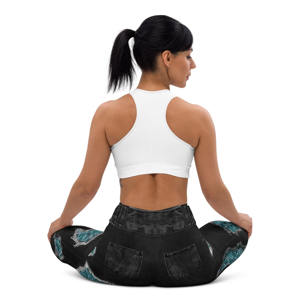 Mermaid Scales Yoga Leggings