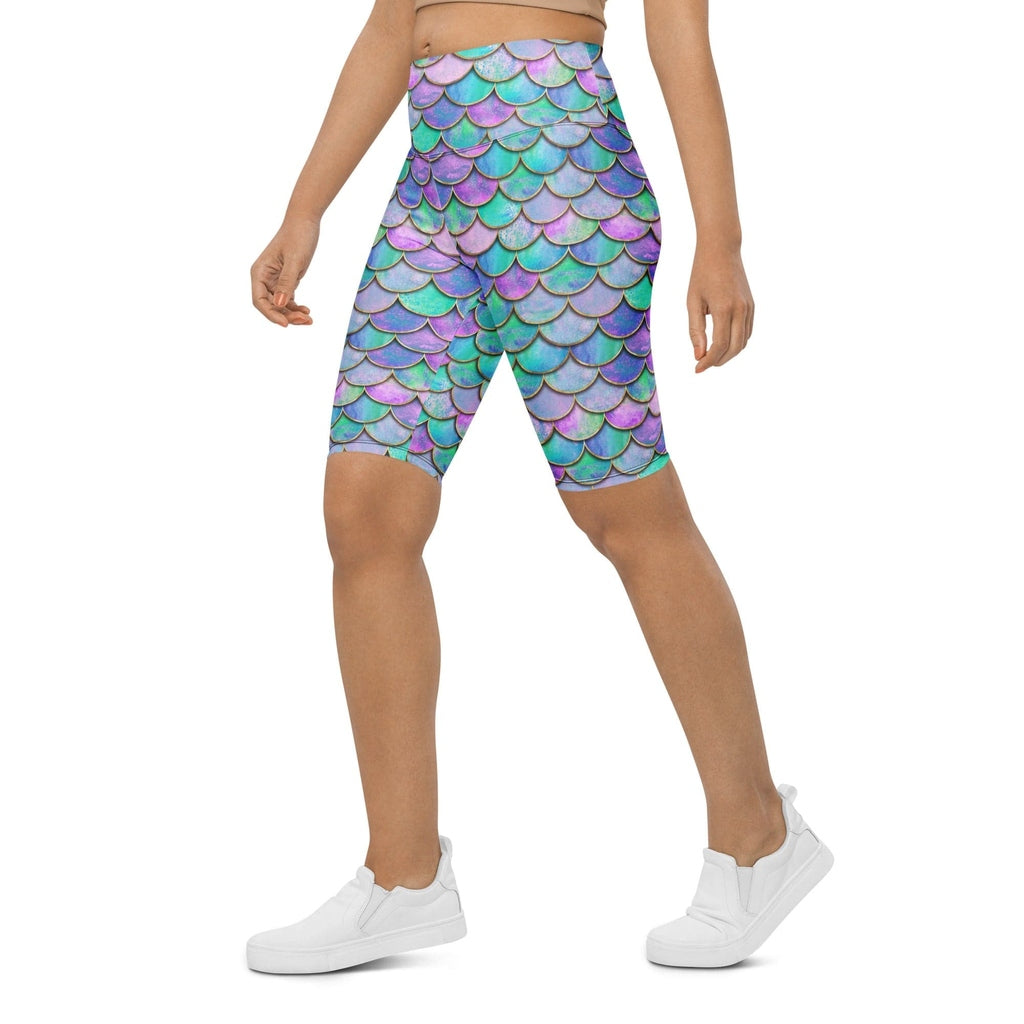Mermaid Skin Biker Shorts