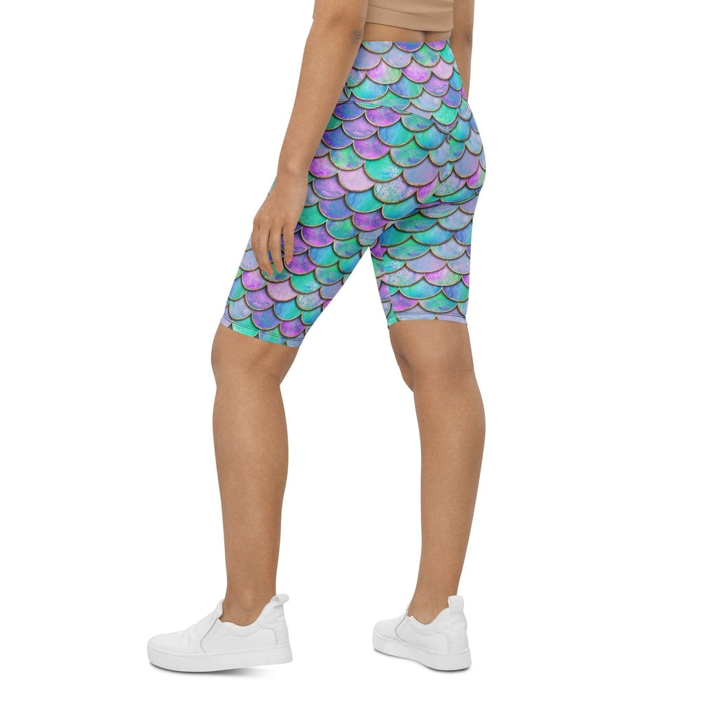 Mermaid Skin Biker Shorts