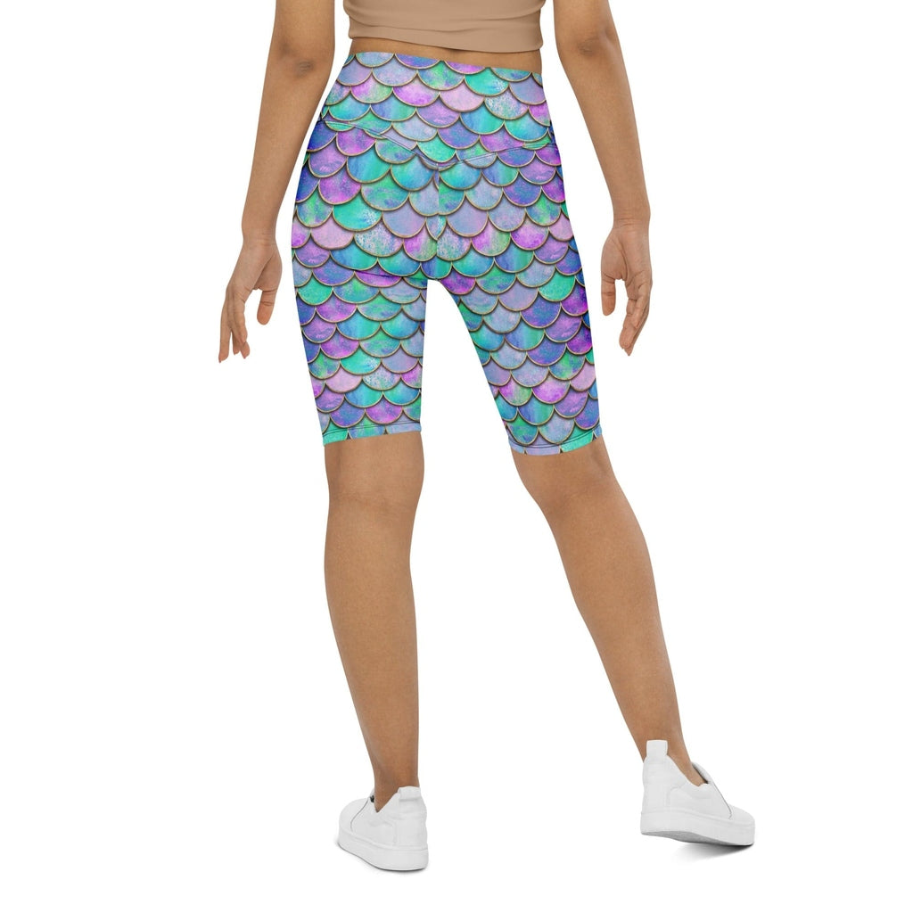 Mermaid Skin Biker Shorts